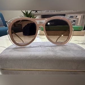 Elie Saab Aviator Sunglasses